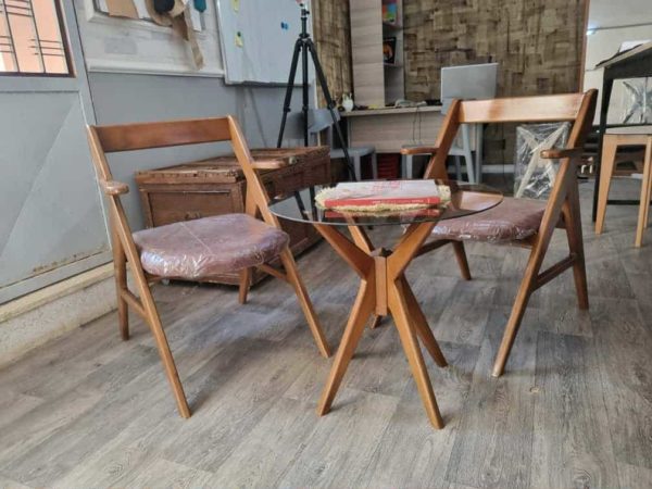 Ensemble Scandinave Hêtre & Verre “Oslo”